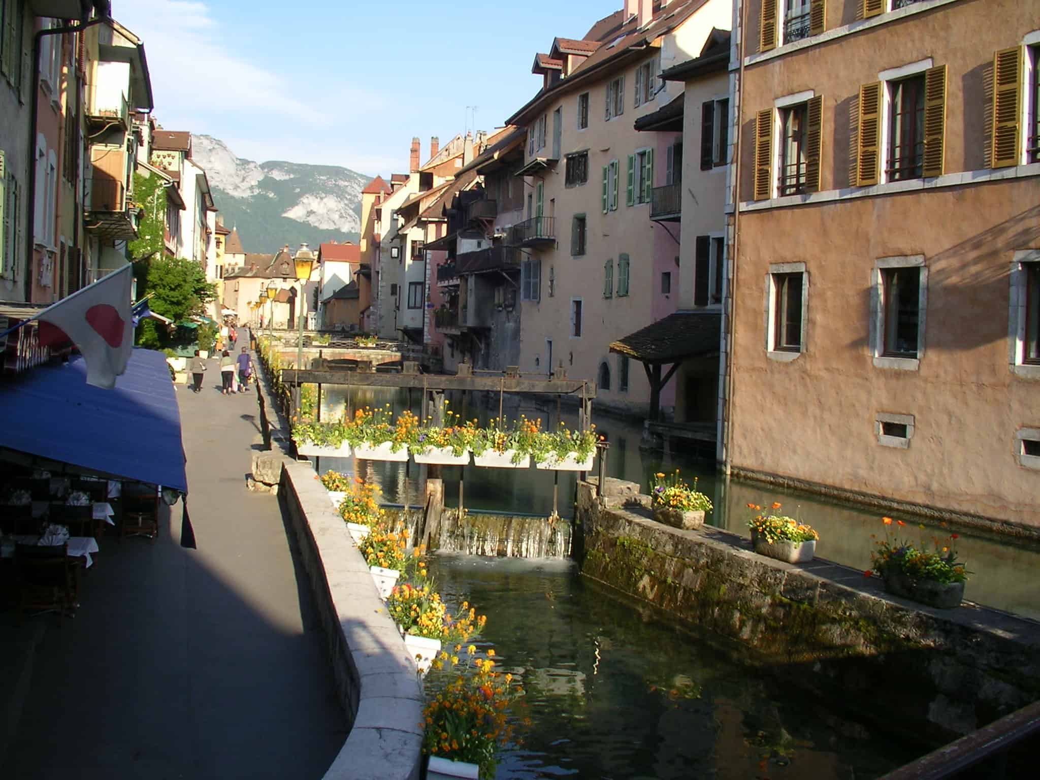 canal, Annecy, old town, Alps