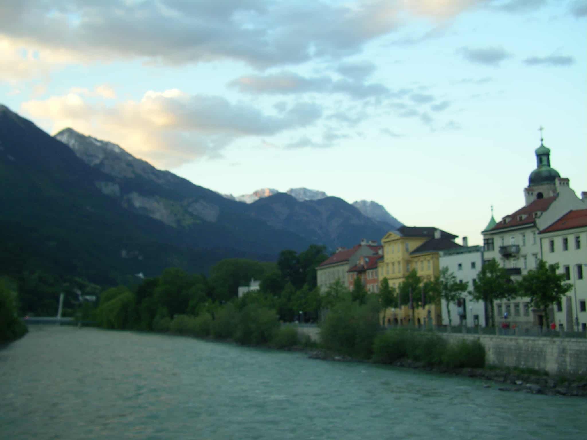 Innsbruck river, Austria, Alps, Europe