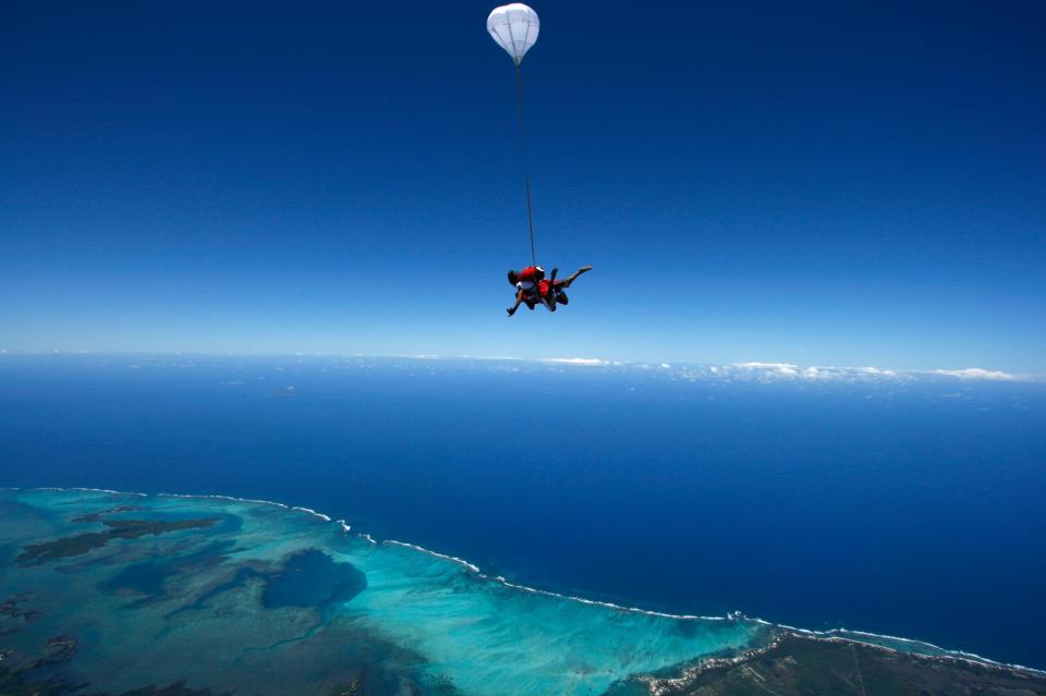 Skydiving Mauritius, Skydiving pictures, Mauritius things to do